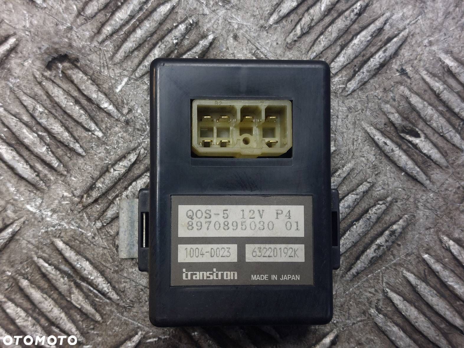 PRZEKAŹNIK ŚWIEC ŻAROWYCH OPEL VECTRA B 1.7 TD 8970895030 QOS-5 12V P4 - 1