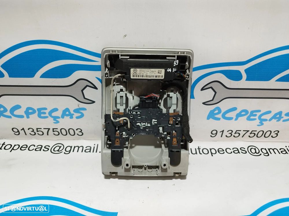 PLAFONIER FRENTE FRONTAL AUDI A4 B6 8E0947135E - 4