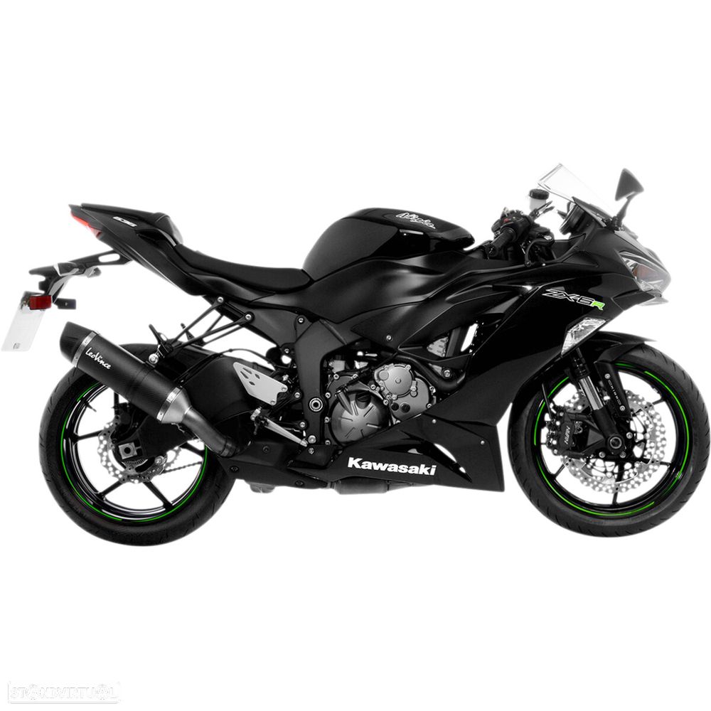 ponteira escape leovince kawasaki zx-6 r ninja - 14307e - 1