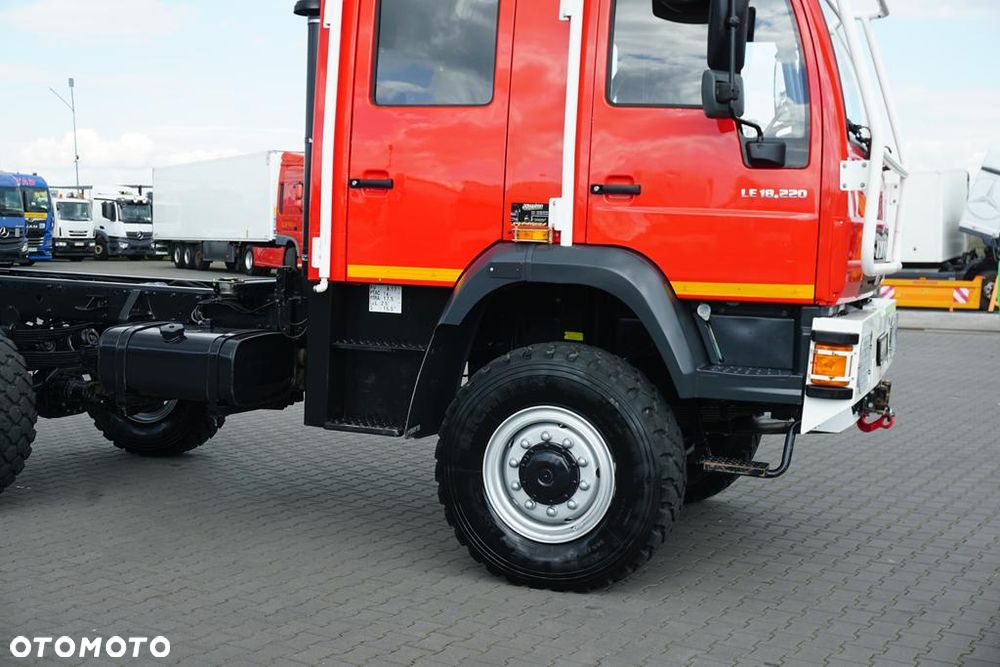 MAN / LE 220 / 4 X 4 / DOKA / DO ZABUDOWY / KAMPER - 18