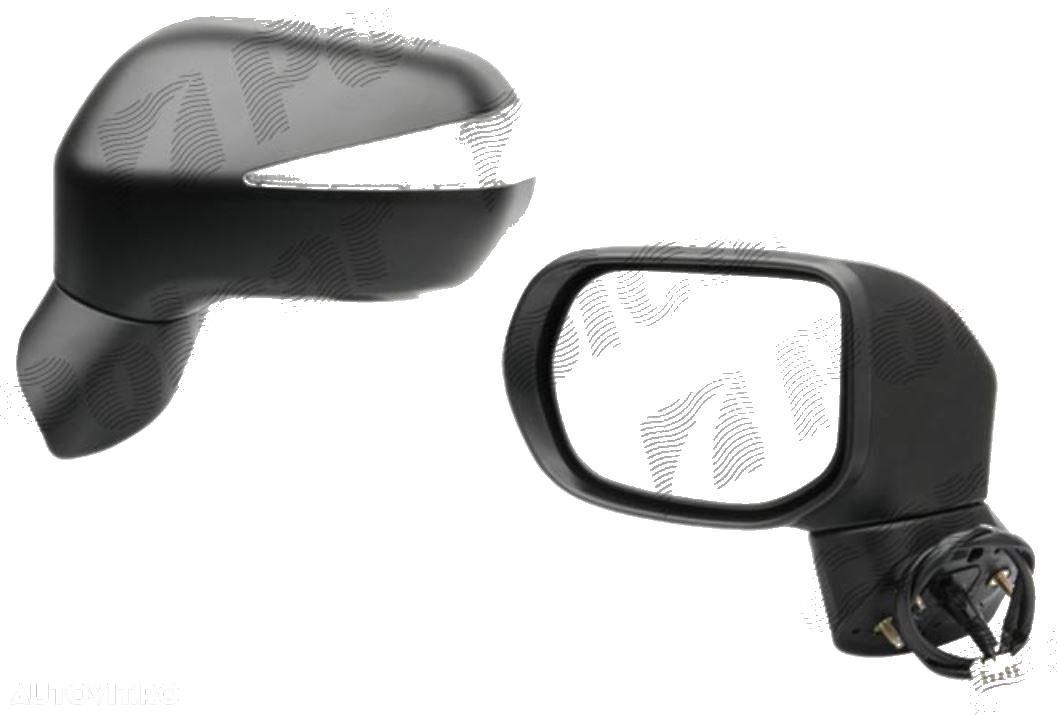 Oglinda exterioara Honda Civic (Fd) Sedan 10.2005-12.2011 partea dreapta View Max crom convex grunduita partial reglare electrica fara incalzire - 1