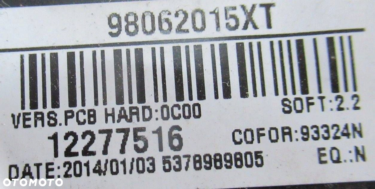 CITROEN C3 PICASSO PRZEŁĄCZNIK ZESPOLONY MANETKI 98062015XT - 6
