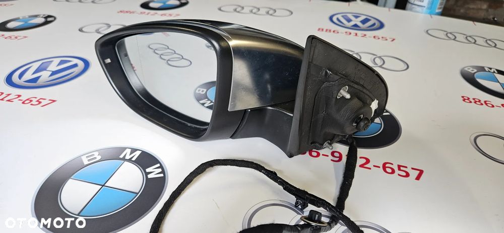 VW SCIROCCO 1K8 LIFT R-LINE Kompletne lusterko lewe Lusterko kierowcy 9 KABLI 9 PIN EUROPA - 14