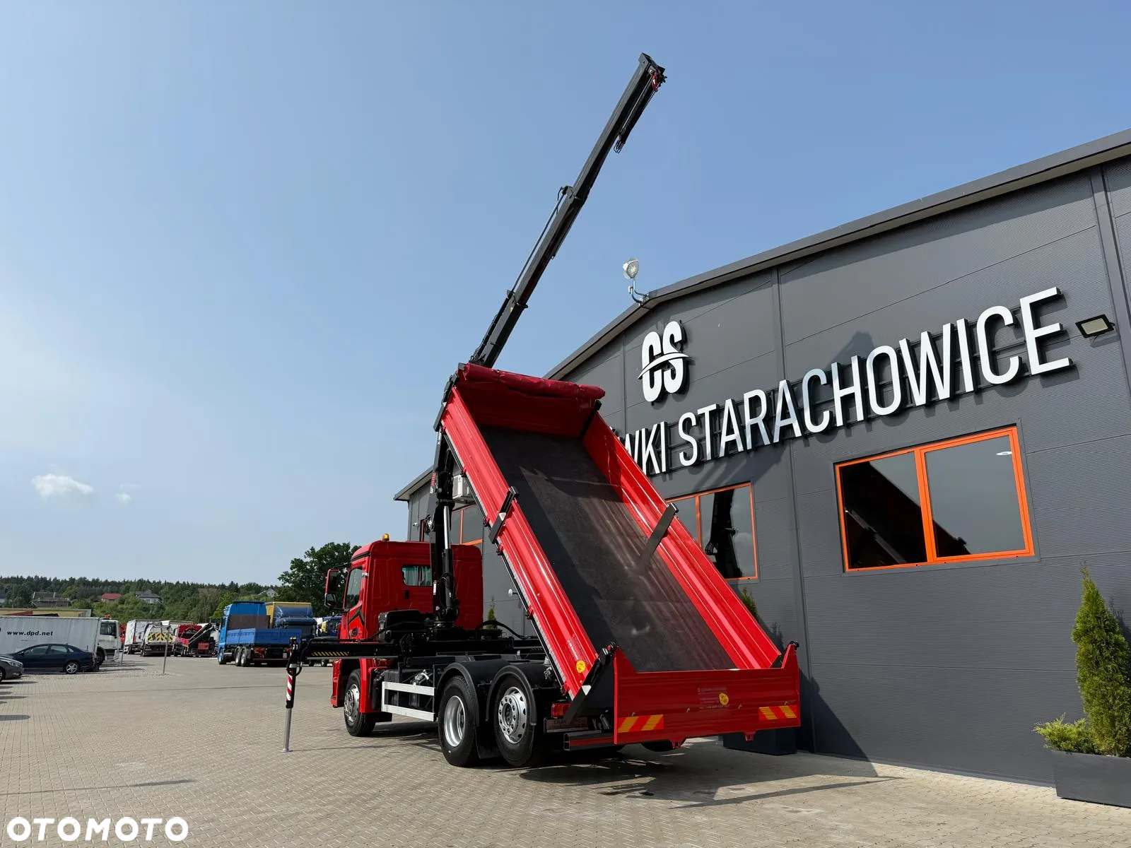 Mercedes-Benz AROCS 2532 // E6 // wywrotka 3-Stronna + HIAB HIDUO 158 B-2 // 6x2 6x4 HDS żuraw kran crane kiper kipper // Actros Antos - 23