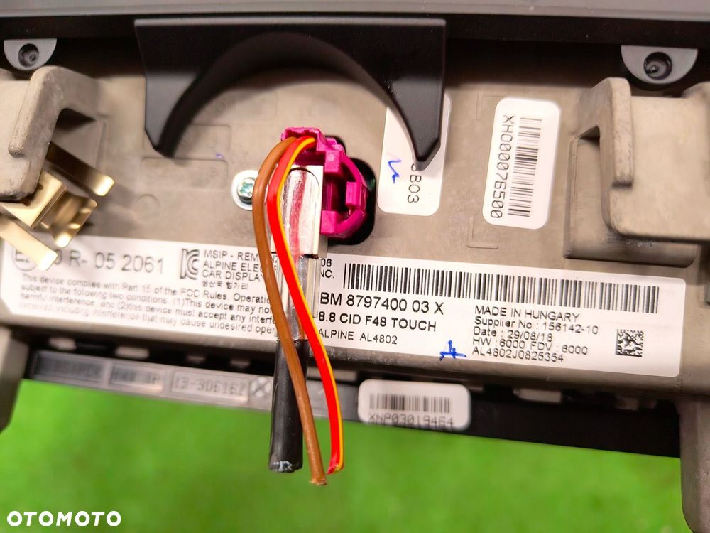 BMW X1 F48 MONITOR EKRAN WYŚWIETLACZ 8797400 - 2