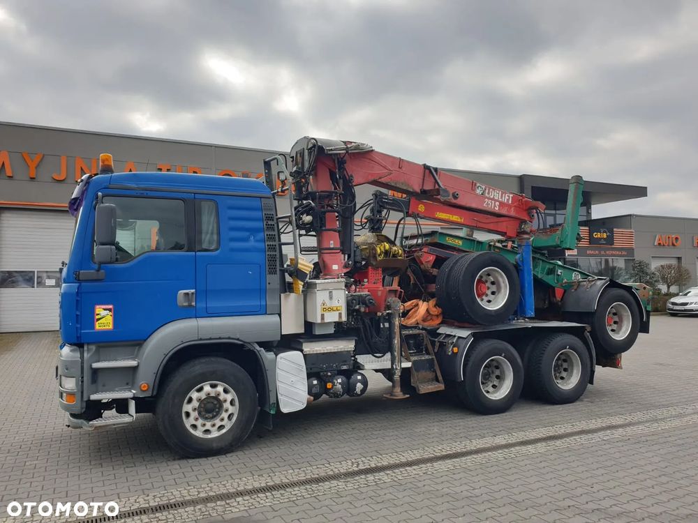 MAN TGA 26.480 6x4 HDS DO DŁUŻYCY DREWNA DRZEWA - 2