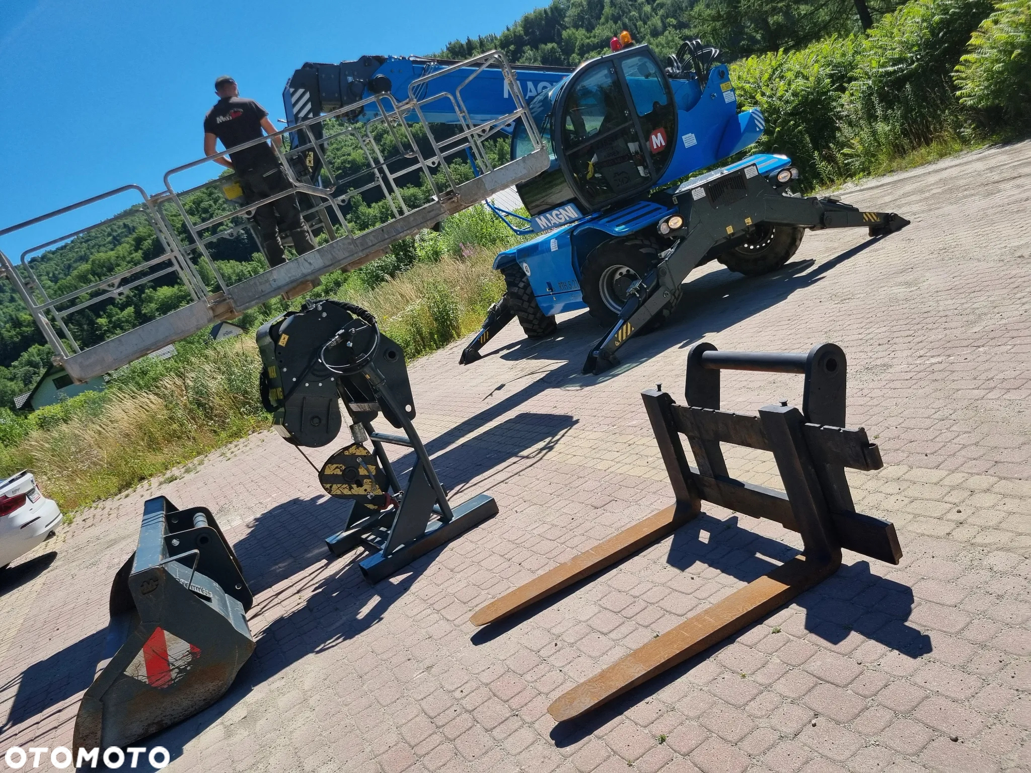 Magni RTH 5.21 Ładowarka teleskopowa 21 metrów  Kosz (Pilot 2 funkcje) Wciągarka Łyżka Widły Jak Nowa 2018r 2287mtg DEUTZ silnik z Norwegii KLIMA - 2