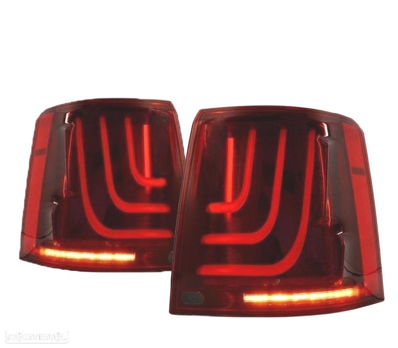 CONJUNTO DE FAROINS PARA LAND ROVER RANGE SPORT 05-13 NEW LOOK COM INDICADORES LEDS DINÂMICOS - 1