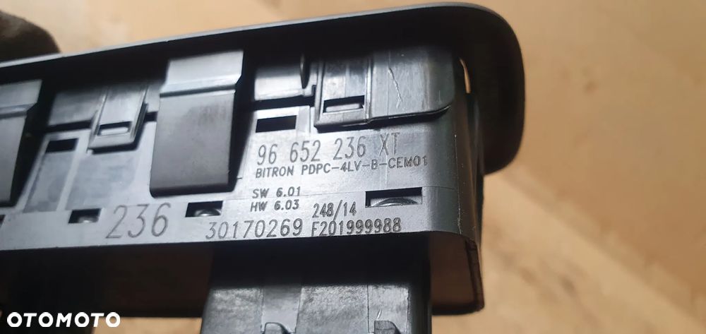 Panel szyb przełącznik lusterek Citroen C3 II 96652236XT - 7