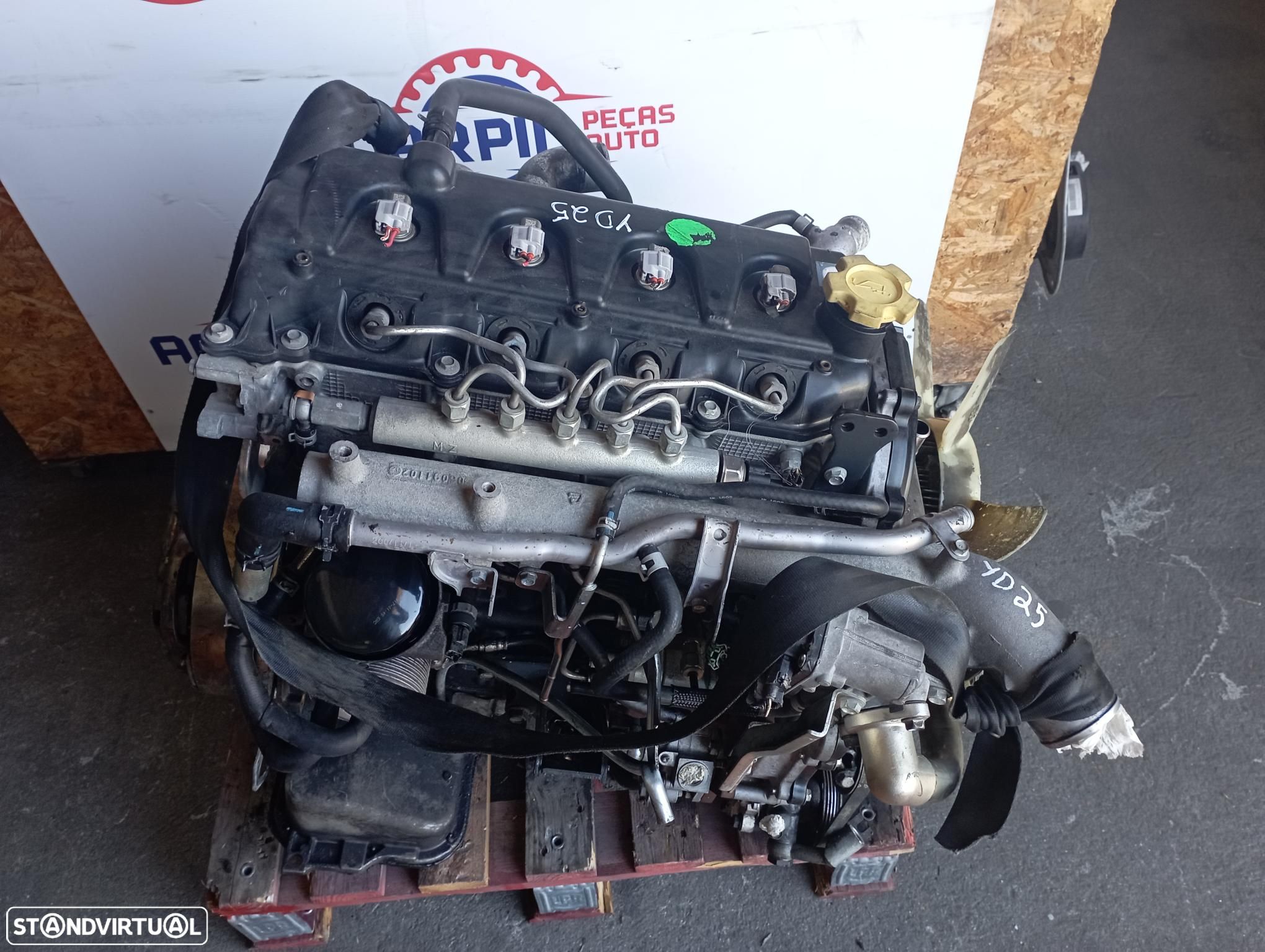Motor Nissan Cabstar / Navara / Pathfinder 2.5 Dci Ref. YD25 para Peças - 1