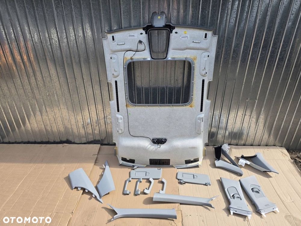 podsufitka kompletna ze słupkami słonecznikami 8w5867506g audi a4 b9 sedan - 2