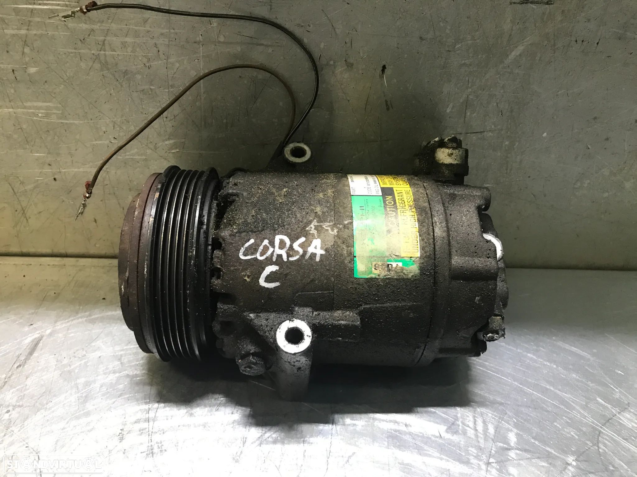 COMPRESSOR AC OPEL CORSA C / AGILA 1.2 16V 09167048 - 1