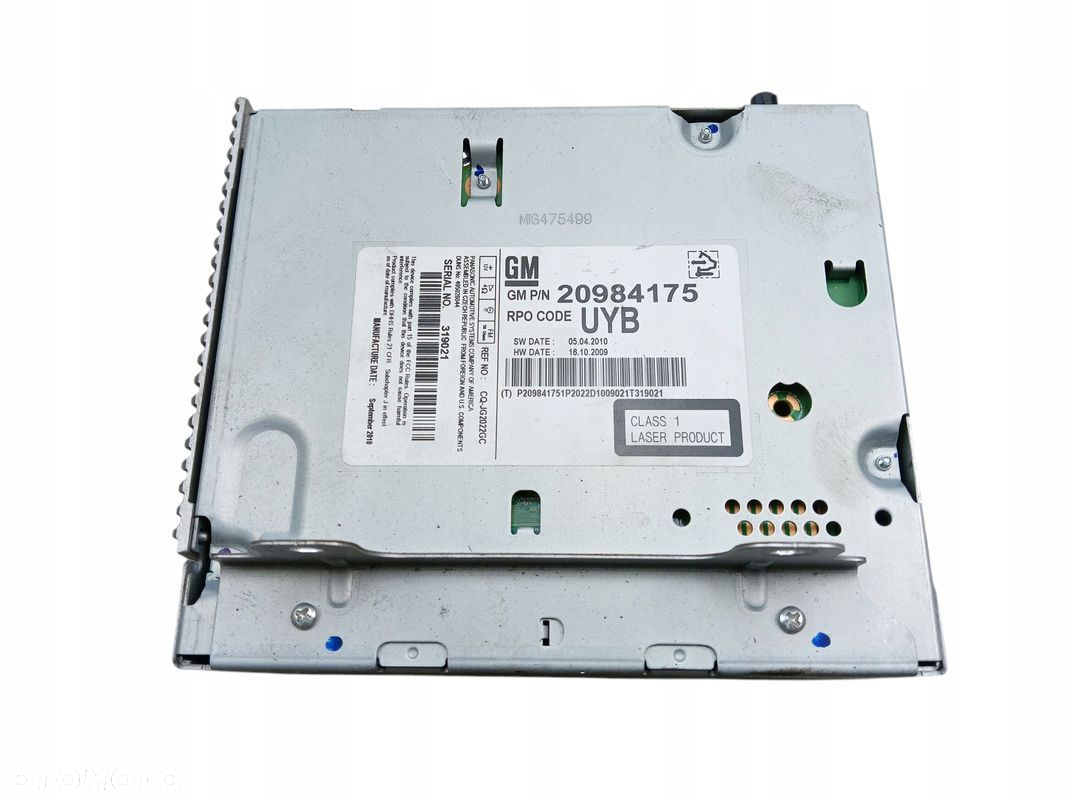 RADIO CZYTNIK OPEL INSIGNIA A MERIVA B ASTRA J 20984175 - 4