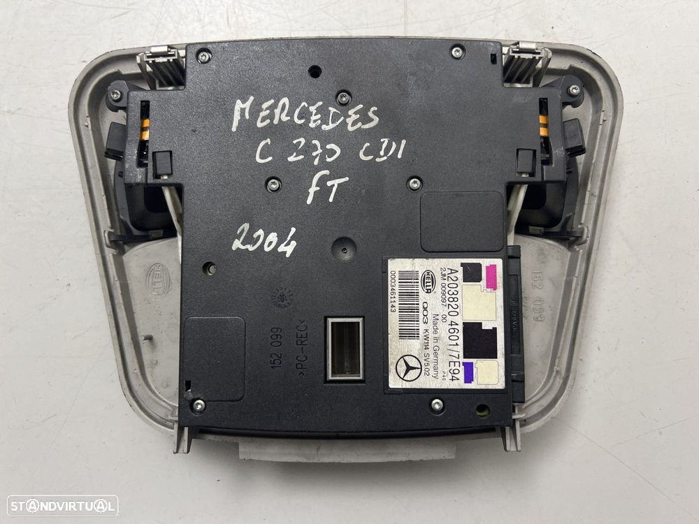 Plafonier Frente MERCEDES-BENZ C-CLASS (W203) A2038204601 A203820 4601/7E94 - 2
