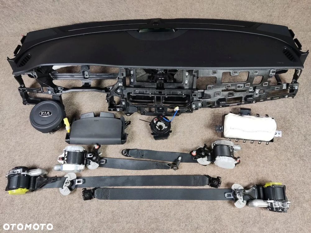 KIA e-NIRO 20-22r AirBag Poduszki Deska Kokpit Pasy - 1