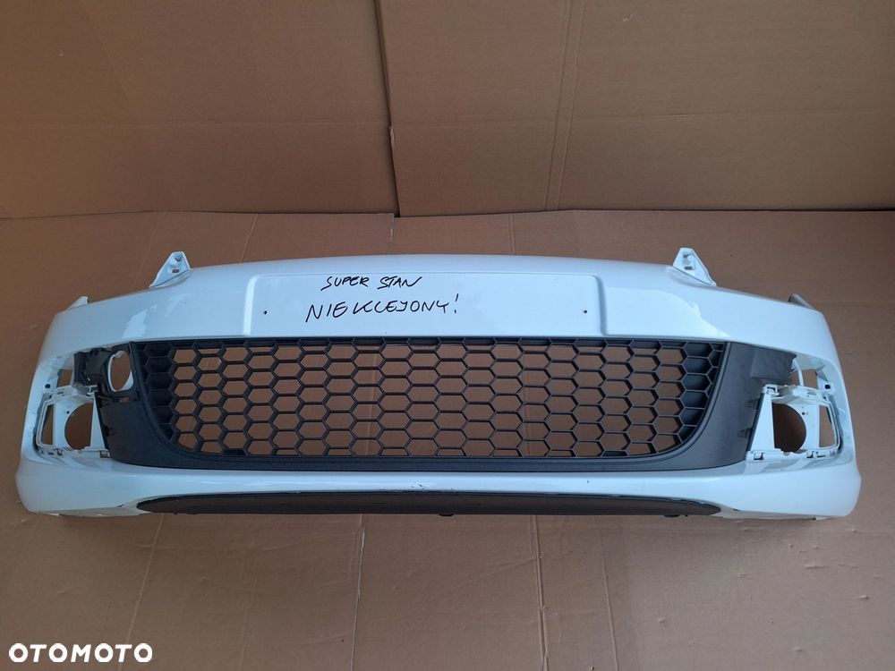 VW SCIROCCO 08-14r 1K8 CAŁY-NIE KLEJONY! BIAŁY W KOLOR ZDERZAK PRZÓD PRZEDNI ORYG. VW 1K8807221C WYSYŁKA KRAJ-EUROPA - 2