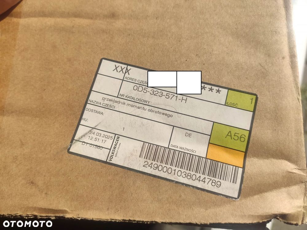 WG Sprzęgło hydrokinetyczne konwerter Audi A4 S4 3.0 TDI DEWB DEW 0D5323571H - 5