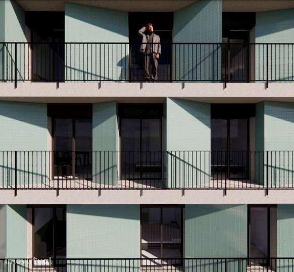 Apartamento T0 com garagem e elevador em Paranhos - Grande imagem: 2/10