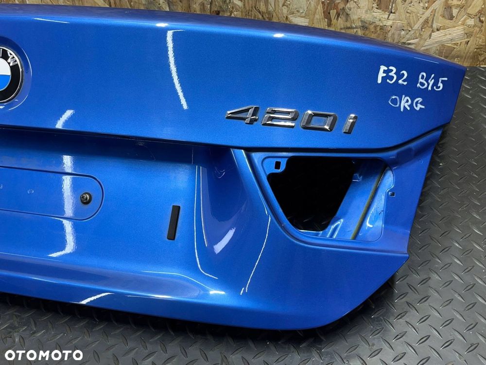 klapa bagażnika tył bmw 4 f32 f33 b45 estorilblau - 4