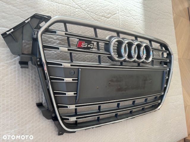 AUDI A4 S4 B8 GRILL ATRAPA PDC 8K0853651K SZARY ORYGINALNA CAŁA - 2