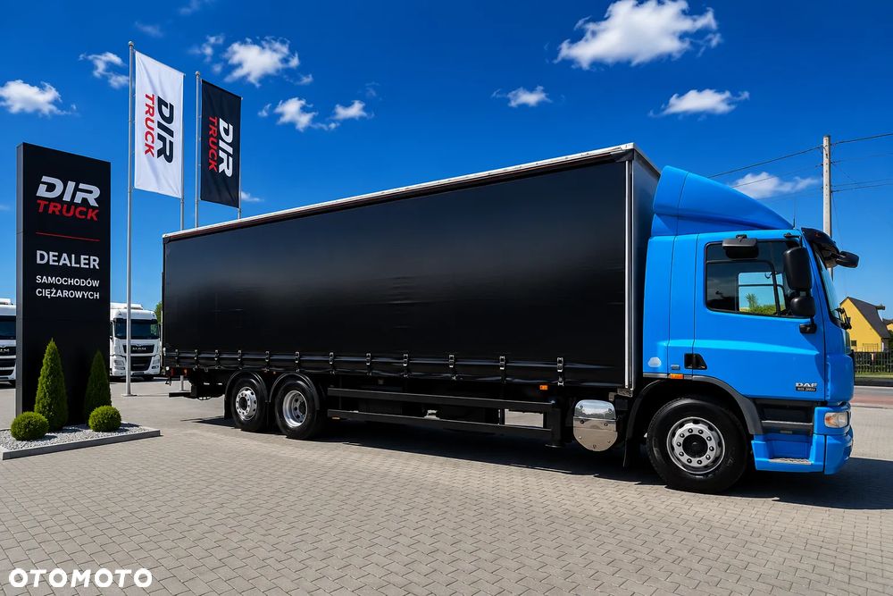 DAF CF 75.310 AUTOMAT, Euro5, PLANDEKA + WINDA , ALUMINIOWA ZABUDOWA, Podwieszana Oś - 4