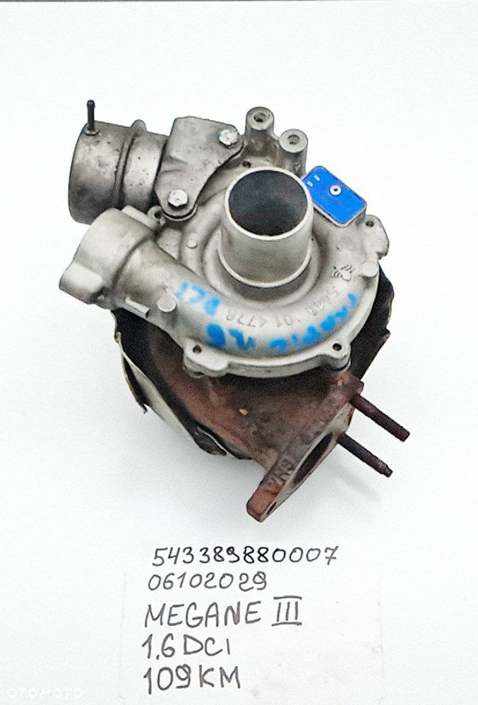 TURBOSPRĘŻARKA MEGANE III SCENIC III 1.6 DCI - 3