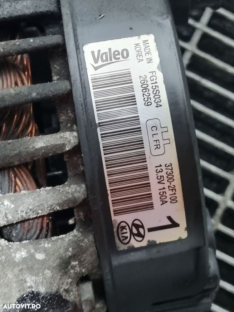 Alternator Hyundai IX35 2.0 CRDI 2010 - 2019 136CP 1995CC D4HA Euro5 (1145) Diesel - 4