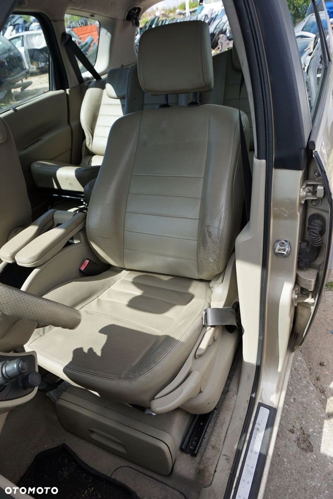 FOTELE FOTEL PRZEDNI LEWY PRAWY KANAPA WNĘTRZE SCENIC GRAND II PH2 LIFT SKÓRA BEŻOWA 7-OS RENAULT 2006-2009 - 2
