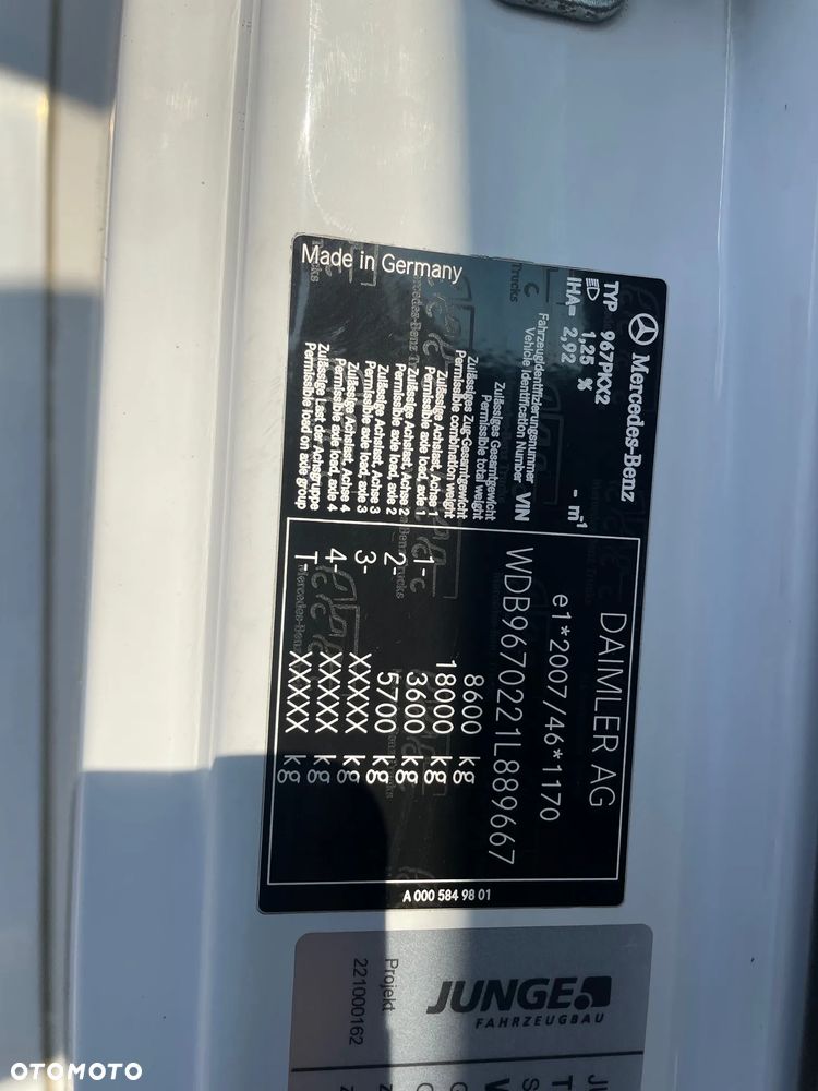 Mercedes-Benz ATEGO 816,ładowność 3,1 tony! - 11