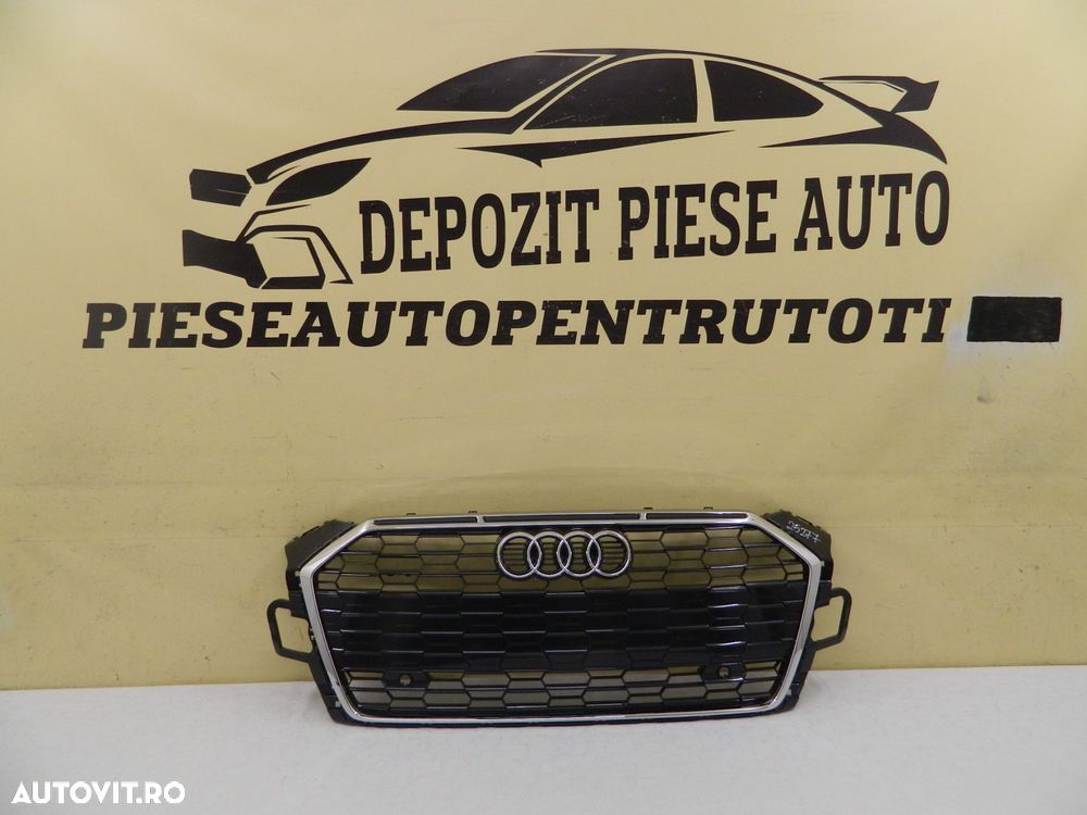 Grila radiator Audi A5 B9 facelift, 2020, 2021, 2022, 2023, 2024, cod origine 8W6853651BE. - 1