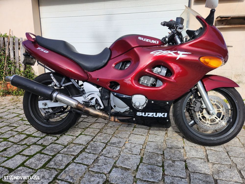 Suzuki GSX Gsxf 750 com 25 kw de livrete - 1