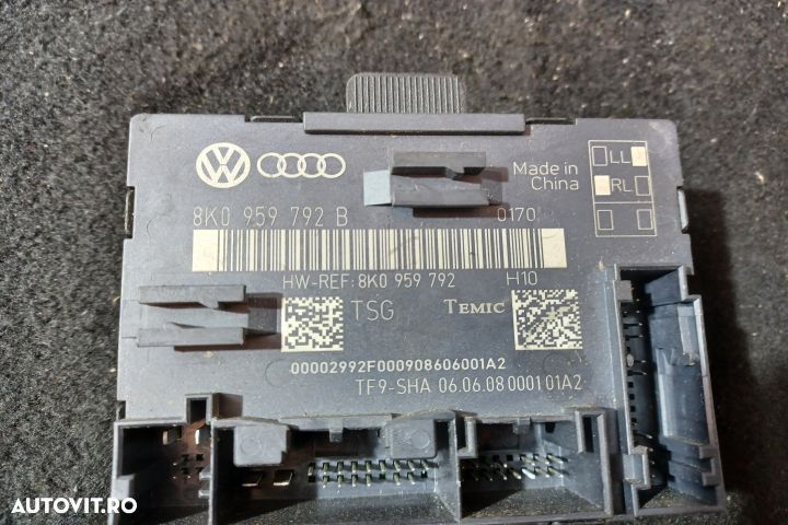 Modul control usa fata stanga 8K0959792B 8K0959792B Audi A4 B8/8K [fa - 3