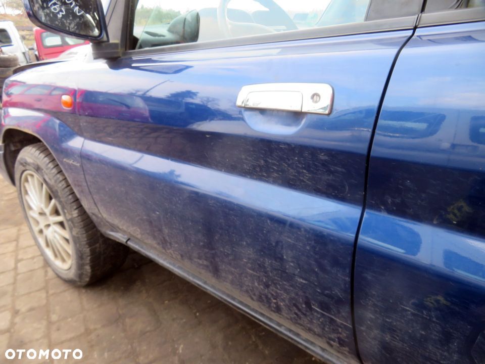 DRZWI PRZEDNIE LEWE PAJERO PININ LONG T63 MN133379 NIEBIESKI MITSUBISHI 1998-2007 - 4