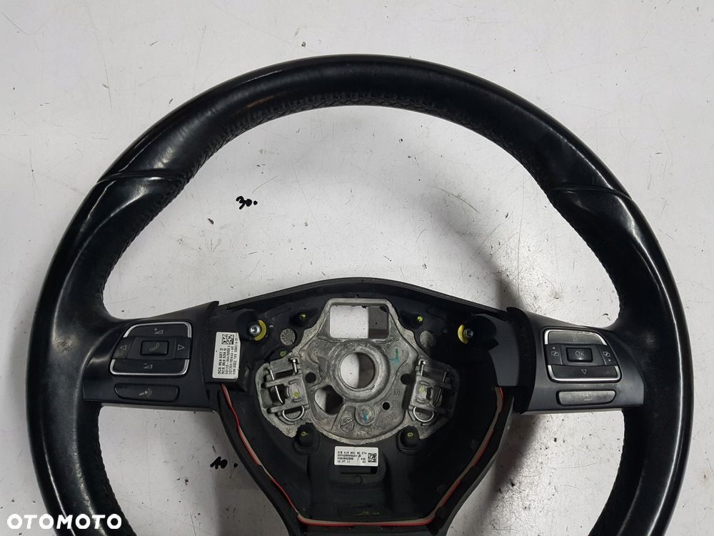 VW PASSAT B7 10-14r PASSAT CC GOLF VI KIEROWNICA SKÓRZANA 3C8419091BE - 6