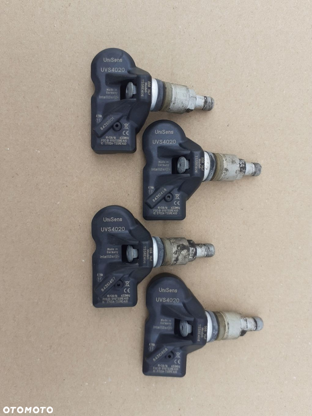 CZUJNIKI CIŚNIENIA OPONY BMW HUF UVS4020 AUDI TPMS - 5