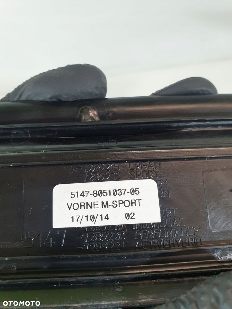 LISTWY NAKŁADKI PROGOWE M-PAKIET 8051037 BMW F30 EUR 14R - 6