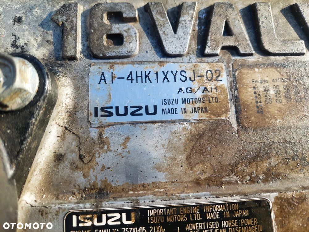 Silnik spalinowy Isuzu 4HK1 4HK1XDIAA Case Hitachi JCB Engine - 16