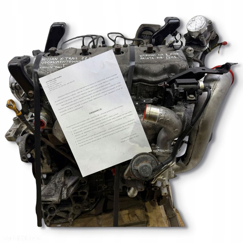 SILNIK KOMPLETNY Nissan X-Trail 2.2 DCI 136KM 2 piny diesel YD22 YD22DDTI - 1