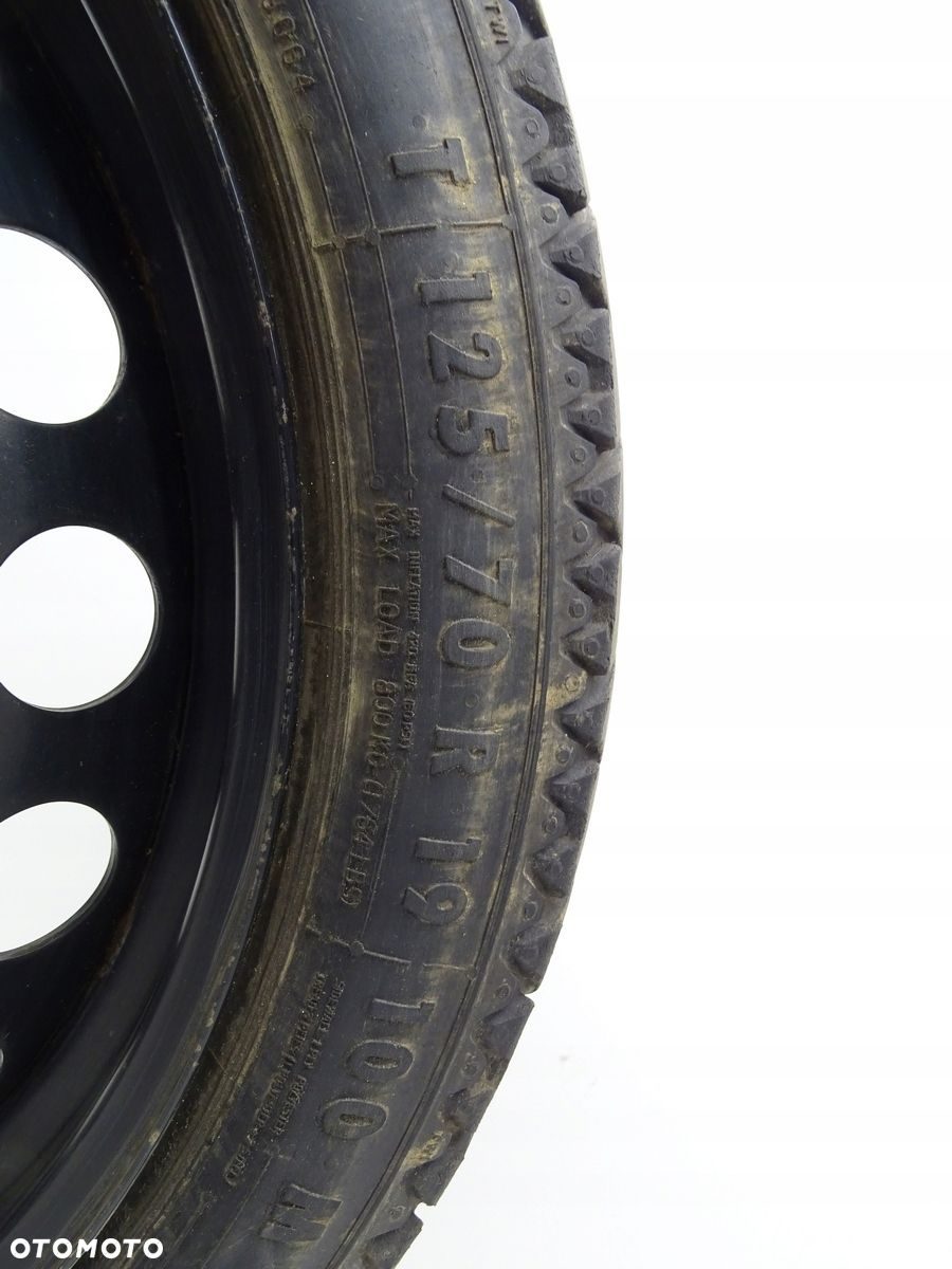KOŁO DOJAZDOWE ZAPASOWE 125/70R19 ET 29 5X112 AUDI A4 B8 A5 8T 8K0601027D - 6