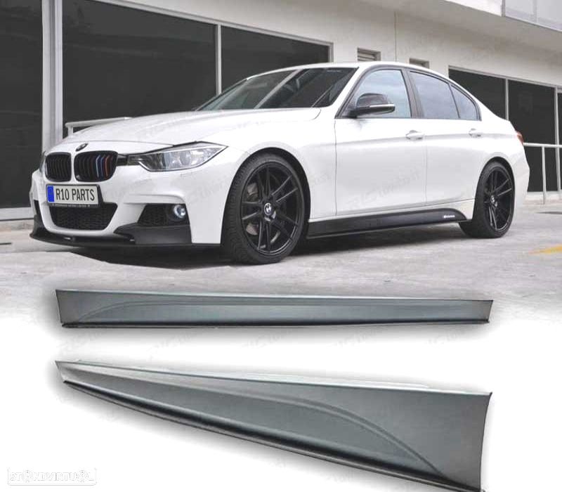 KIT CARROÇARIA BMW F30 LOOK M PERFORMANCE PDC SAÍDA DUPLA - 3