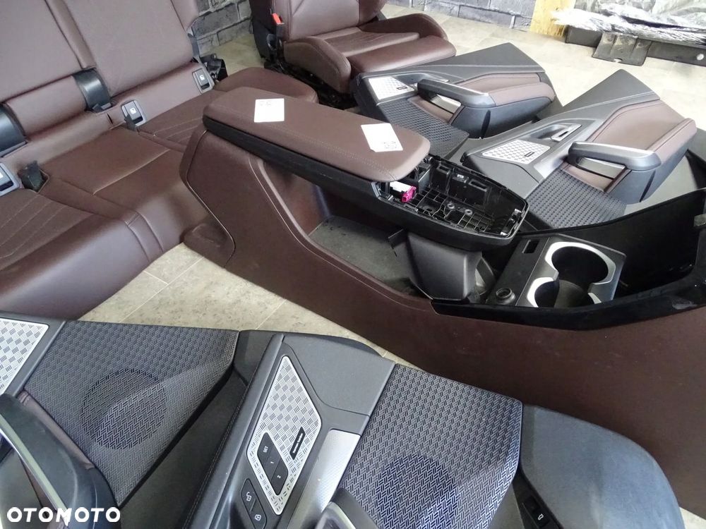 FOTELE BMW X1 U11 FOTELE KANAPA BOCZKI TUNEL BRĄZOWA SKÓRA M SPORT EUROPA - 12