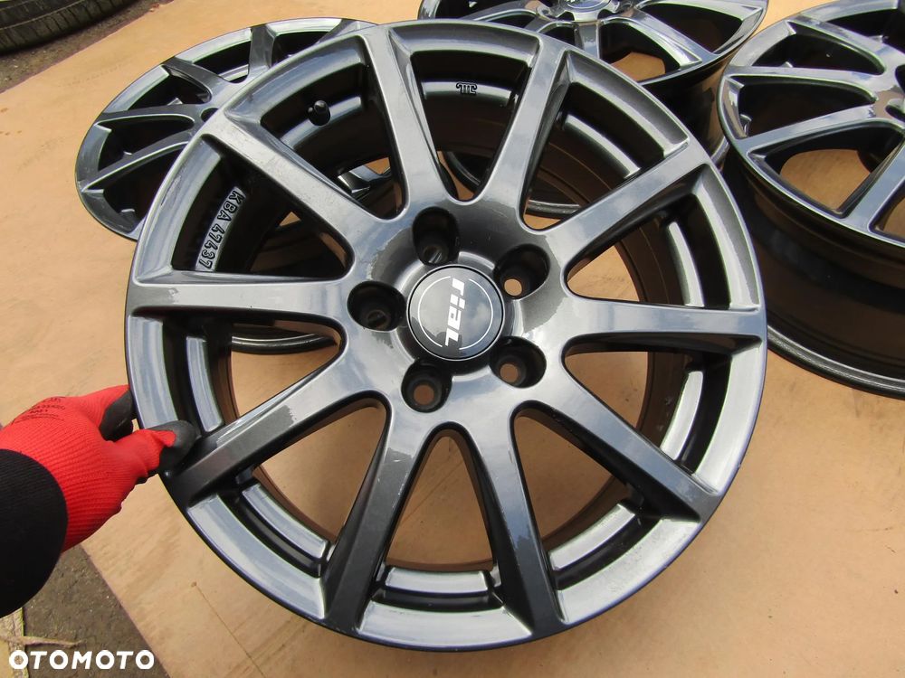 4x Felgi Aluminiowe 16 Kia Ceed I II III Niro Venga / Hyundai i30 II III ix35 ix20 Tucson Elantra Mitsubishi Lancer Outlander ASX Peugeot 4007 4008 Citroen C4 Aircross Mazda 3 5 6 CX-3 CX-5 CX-30 / 6,5 j 5x114,3 piasta 67,1 mm RIAL GERMANY - 16