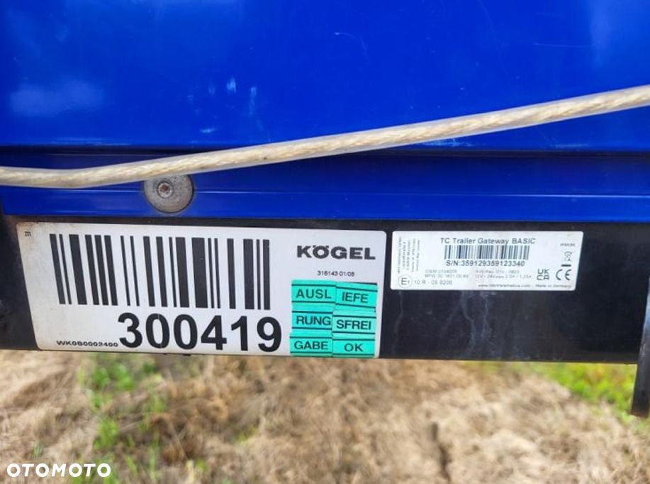Kögel FIRANKA / 2x OŚ PODNOSZONA / 385/55 R 22.5 OPONY / OSIE SAF INTRAX / PIĘKNA PODŁOGA / 2x KOŁO ZAPASOWE / ŚLICZNE PLANDEKI / WYSOKOŚĆ 2.80 M / PRODUKCJA 2023 ROK !! - 6