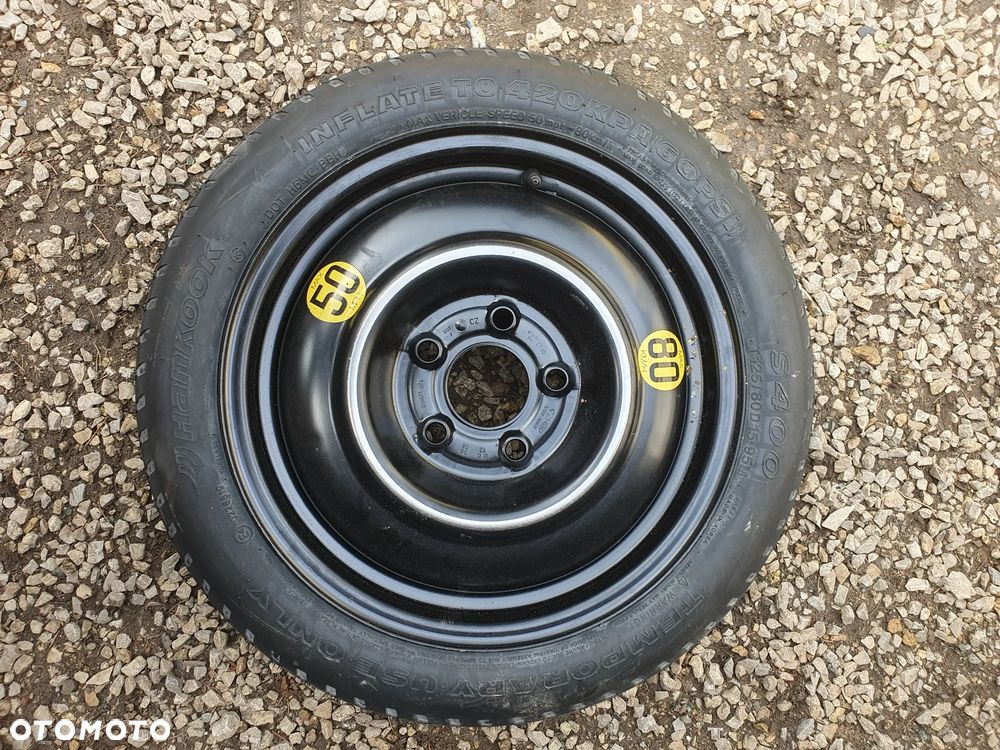NOWE KOŁO DOJAZDOWE  KIA HYUNDAI R15" 4J ET30 5X114.3 KOŁO DOJAZDOWE ZAPAS 52910-1H900