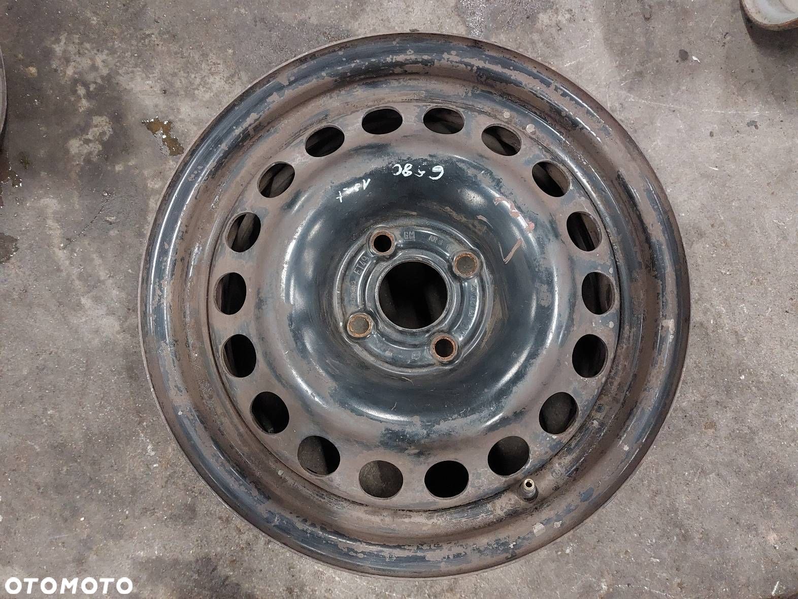 FELGA STALOWA 1 SZT 4x100 6Jx15 ET49 FI56,6 OPEL ASTRA G - 1