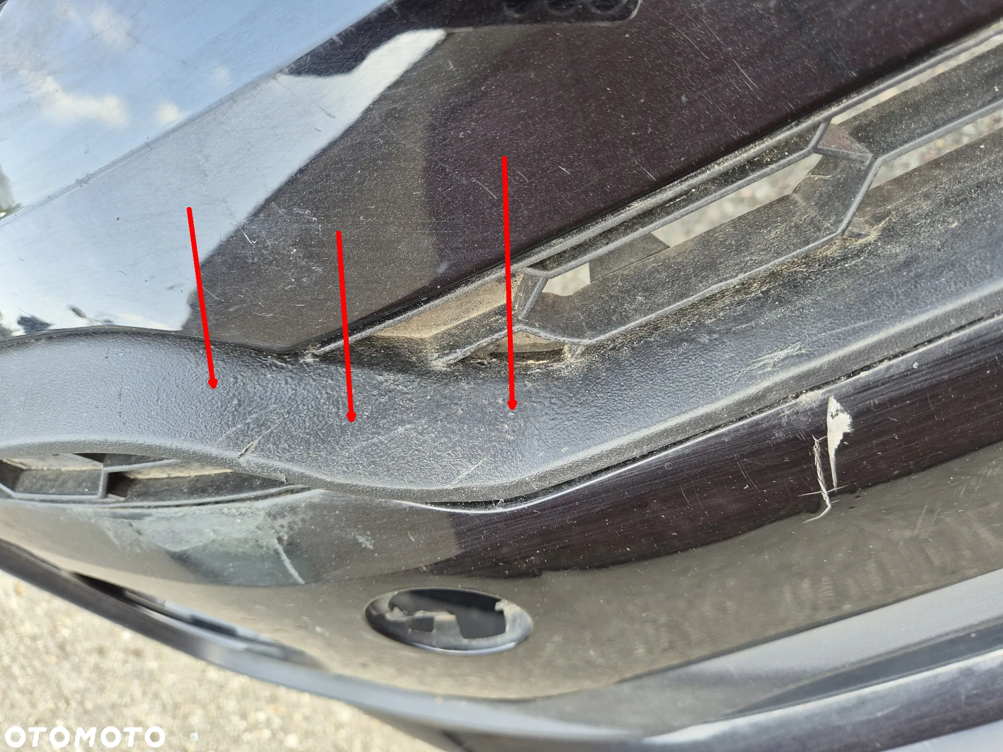 VW Up lifting GTI 16- zderzak przedni kratka spoiler - 5