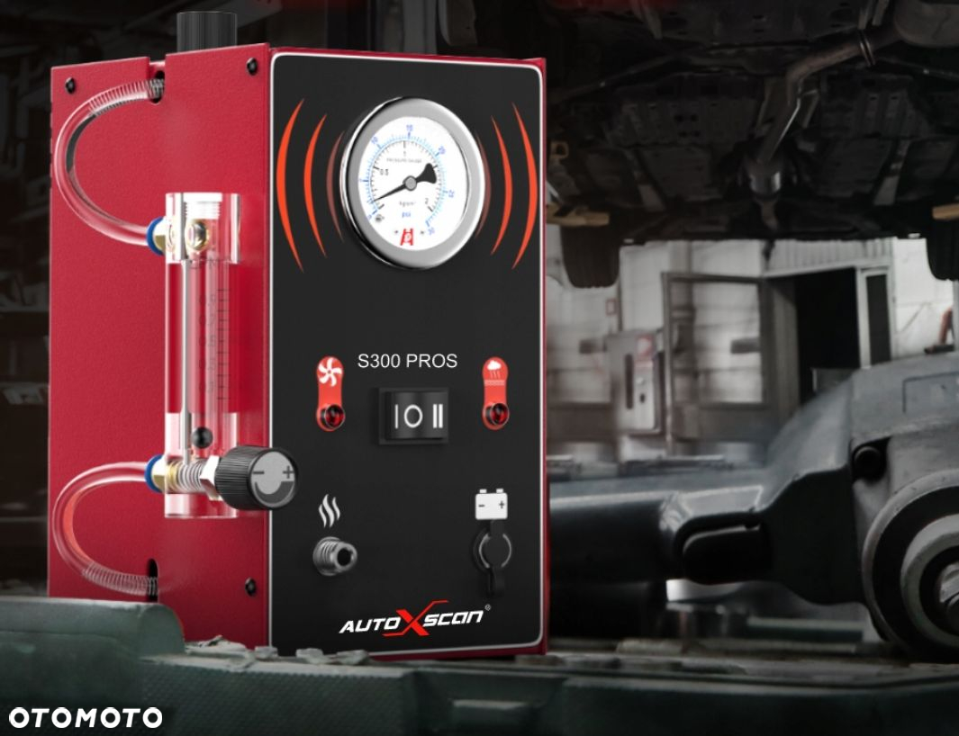 GENERATOR DYMU S300 PROS TESTER SZCZELNOŚCI ZADYMIARKA+ADAPTERY+MANOMETR - 2