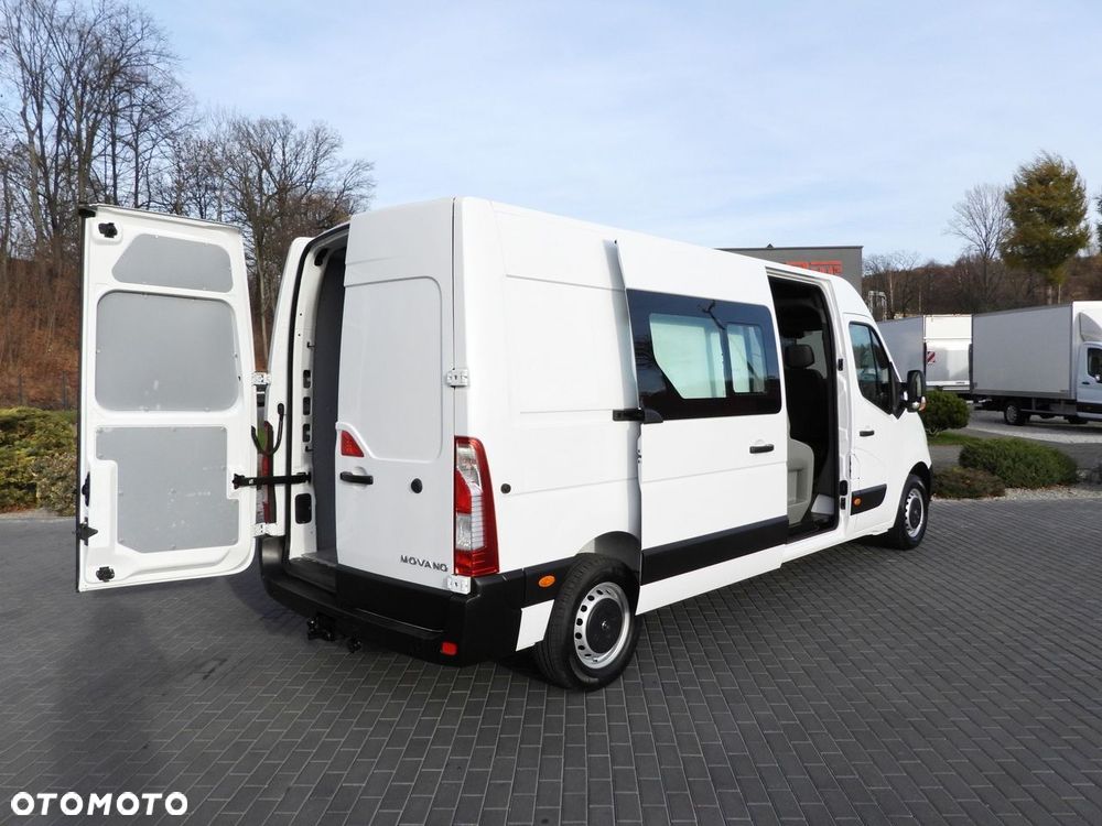 Opel MOVANO FURGON BRYGADÓWKA 7 MIEJSC LEDY  135KM - 4
