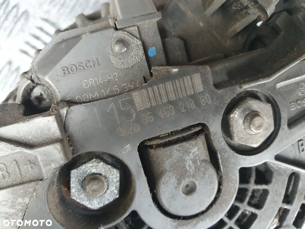 ALTERNATOR CITROEN C4 I 9646321880 0124525035 1.6 HDI 92KM - 3