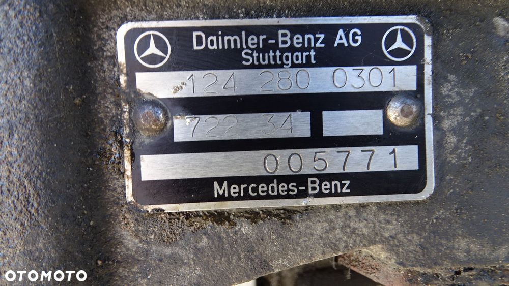 SKRZYNIA BIEGÓW 4MATIC 722.3 REDUKTOR 1242800301 MEDCEDES-BENZ W124 - 9